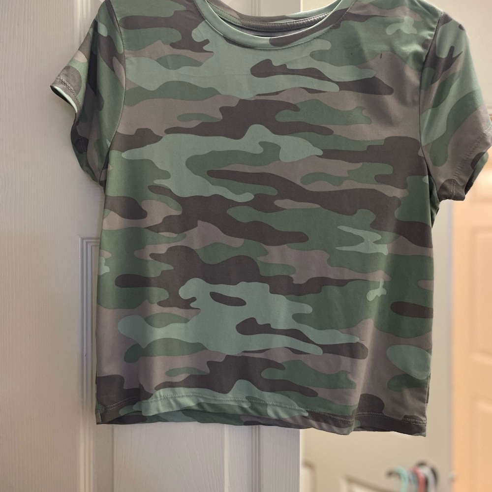 Splash Camouflage Crop Top